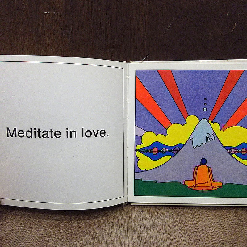 ビンテージ70's○Peter Max「LOVE」絵本○240603i5-otclct ビンテージ70's○Peter Max「LOVE」絵本○240603i5-otclct