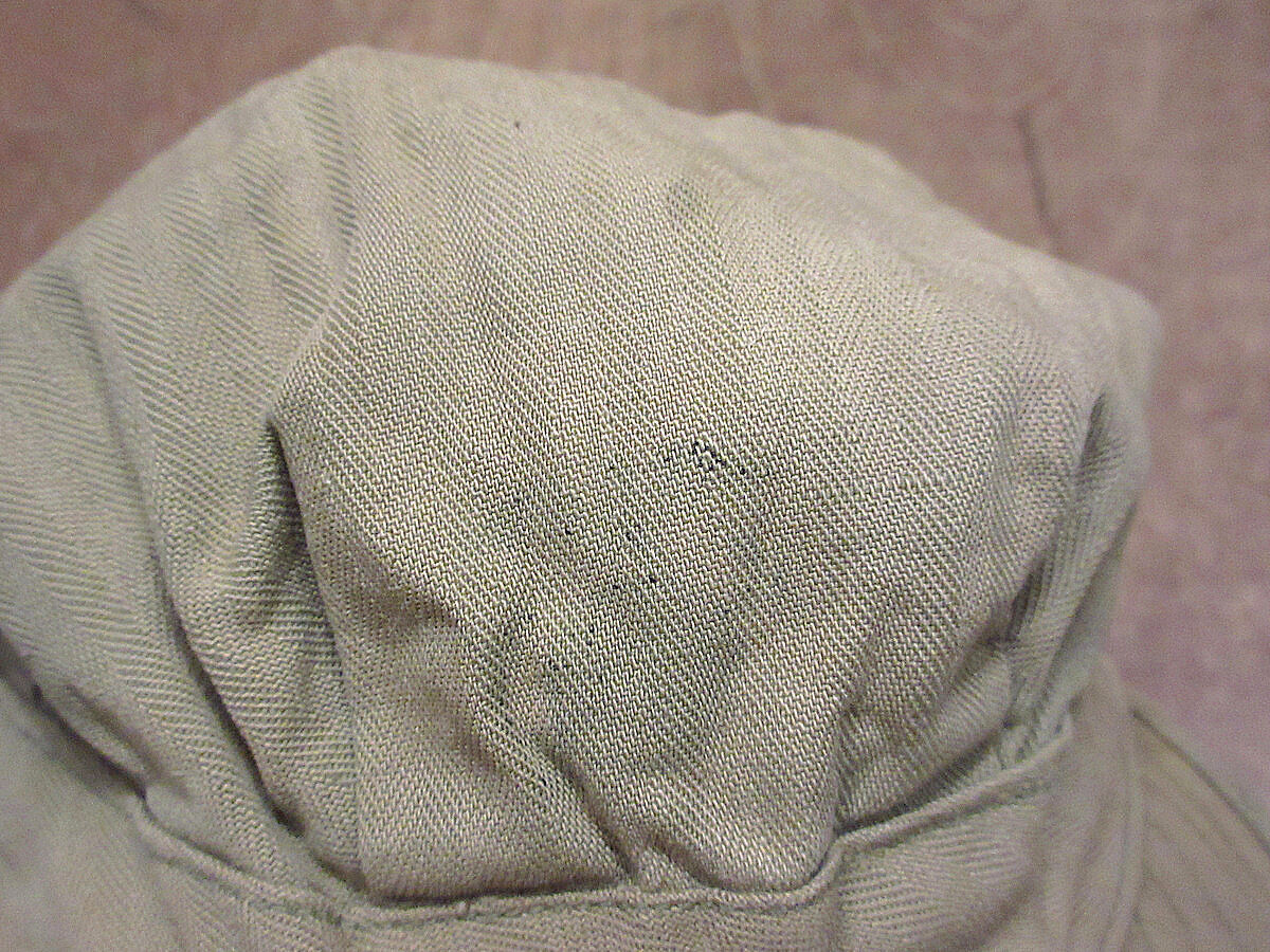 ヴィンテージ hbt ミリタリー キャスケット MILITARY - デッドストック 40s ビンテージ US ARMY HBT