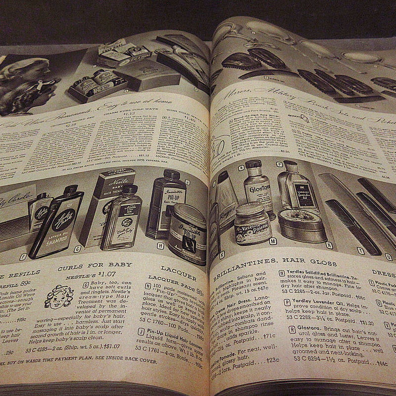 ビンテージ40's○MONTGOMERY WARD 1945年-1946年Fall & Win
