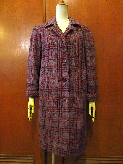 秋冬【Vintage】England製　タータンチェックレッドコート 英国 fit=scale-down,w=1200