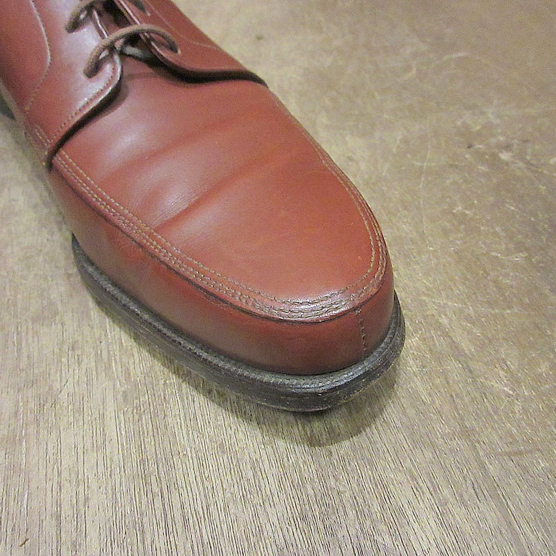 ビンテージ50's○NUNN-BUSHレザーUチップシューズ 茶size 11 AA○2504