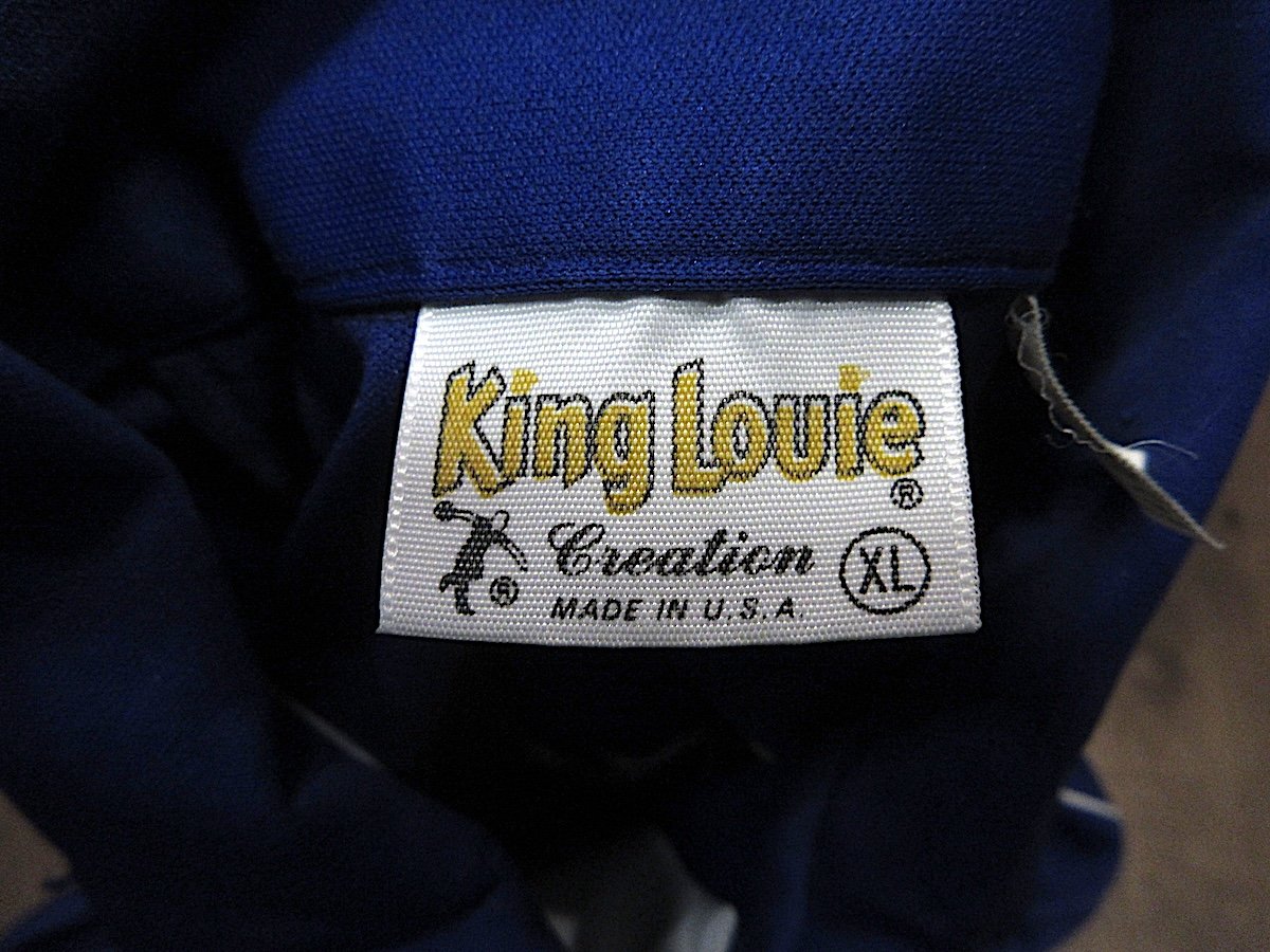 King Louie 刺繍入りシャツ Lサイズ 東洋エンタープライズ King Louie キングルイ 日本製 ワン