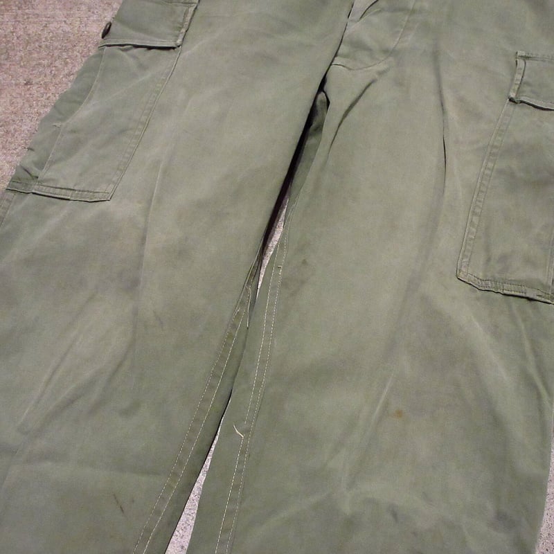 60s ジャングルファティーグパンツ 1st M-R ビンテージ60's○U.S.ARMY ジャングルファティーグパンツ 1st