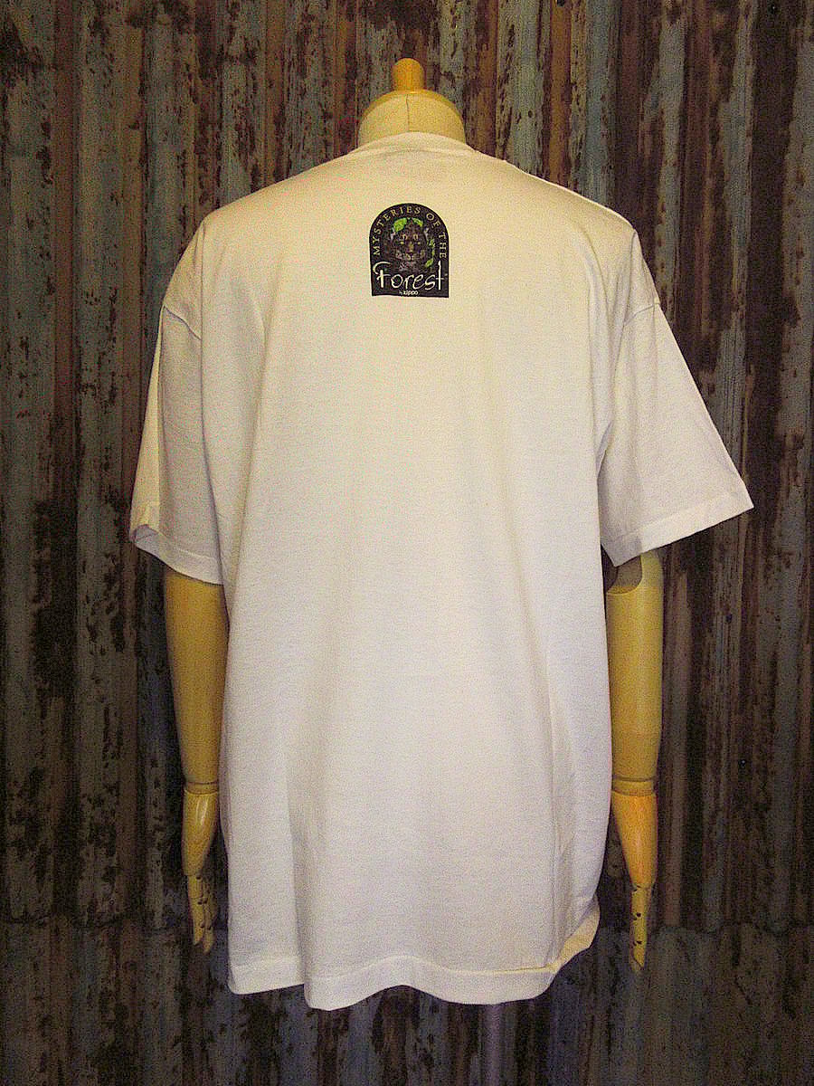 トップス 90s Zippo Mysteries Of The Forest Tee ビンテージ90's○DEADSTOCK Zippo MYSTERIES OF THE FORE