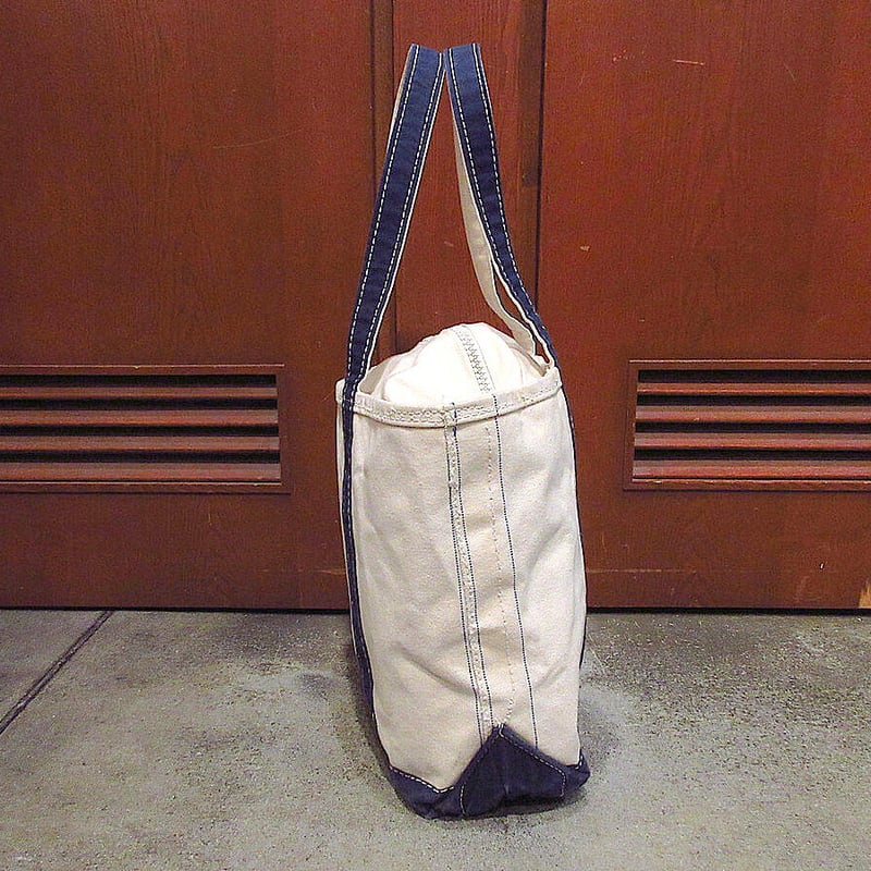 90s USA製 LANDS'ENDランズエンド キャンバス トートバッグ 紺