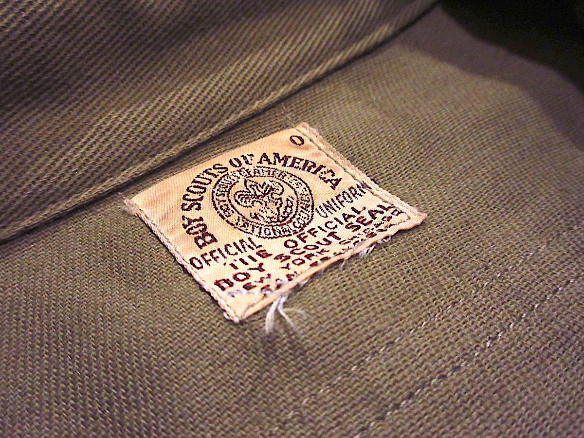 ビンテージ30's40's○BOY SCOUTS OF AMERICAチェンジボタンマチ付き長