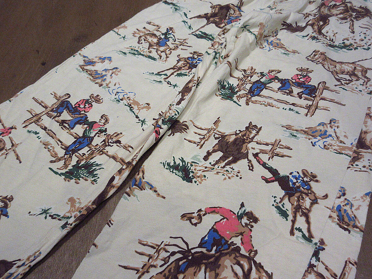 Nick & Noraカウボーイ総柄パジャマパンツ○210325n6-m-pnt-ot-wf古