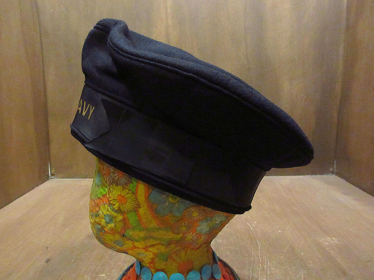 ビンテージ40's○U.S.NAVYウールベレー帽6 5/8○220125i4-m-cp-be