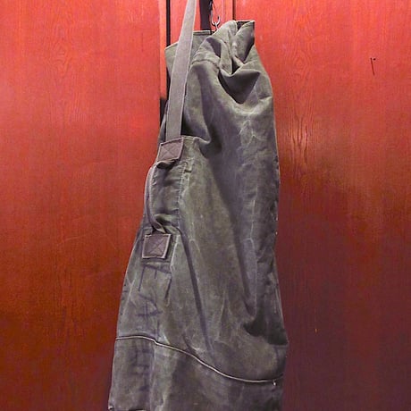 ビンテージ60’s●ミリタリーステンシル入りキャンバスダッフルバッグ●250407m3-bag-shd鞄収納ファッション雑貨小物