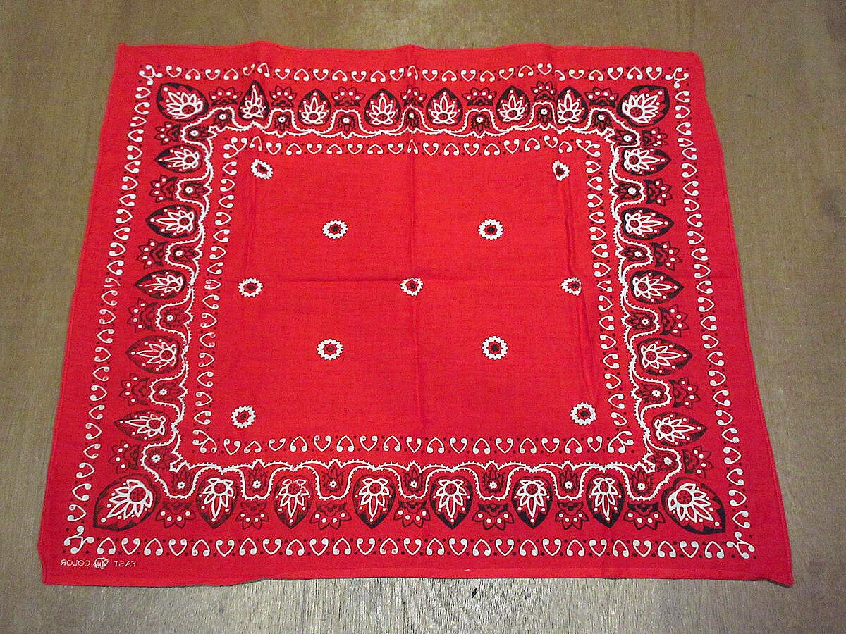 40s バンダナ ヴィンテージ  エレファントトランクダウン 下鼻 40年代 40s バンダナ ヴィンテージ エレファントトランクダウン 下鼻 40