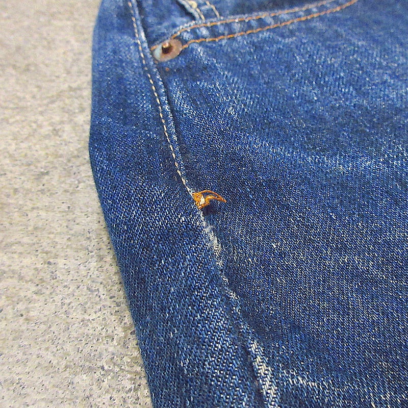 ビンテージ60's○Levi's 501 BIG Eデニムカットオフショーツ実寸