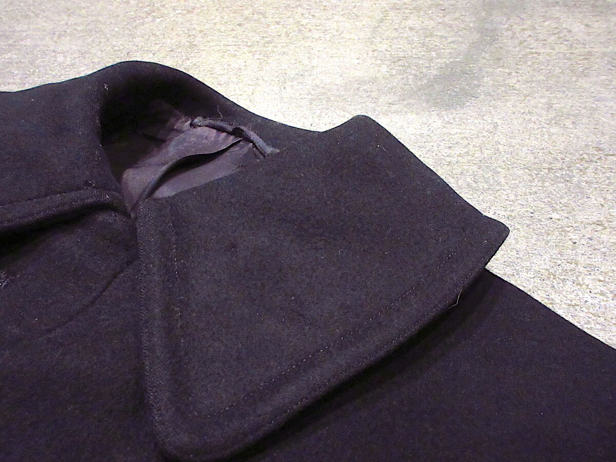 ビンテージ40's○U.S.NAVY 10ボタンピーコート○211112r6-m-ctミリタリ