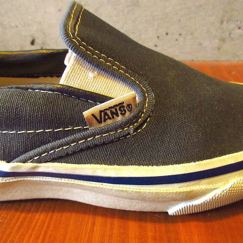 ビンテージ90's○VANSキャンバススリップオンsize 4 1/2 ビンテージ90's○VANSキャンバススリップオンsize 4 1/2
