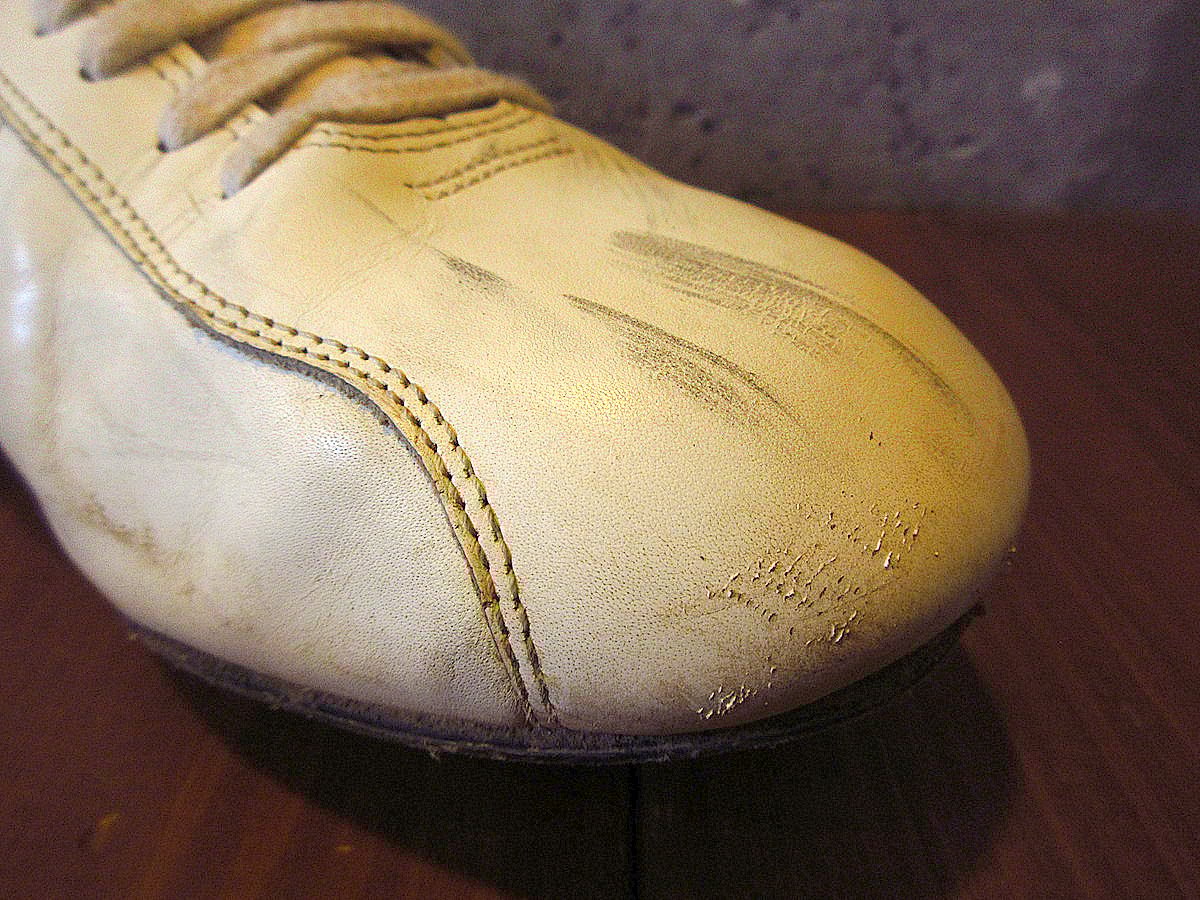 ビンテージ70's80's○NIKEレザースパイク白size 10○240813k8-m