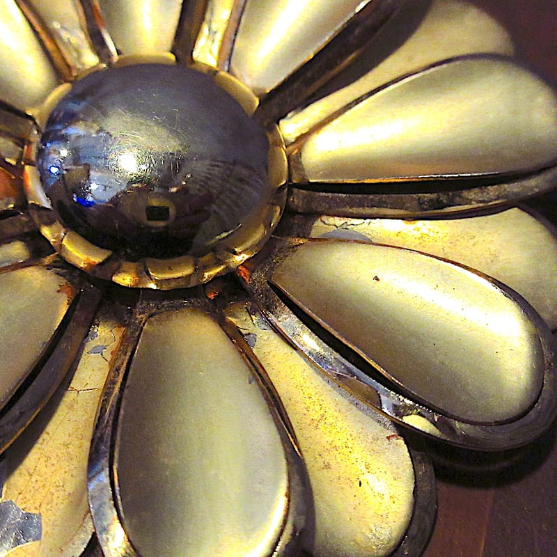 ビンテージ○フラワーブローチ3点セット○251005z8-brc花レトロ