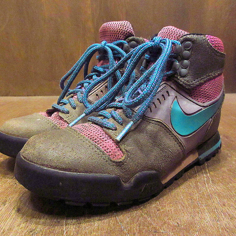 ビンテージ90's○NIKEレディーストレッキングシューズ実寸22.5cm ...