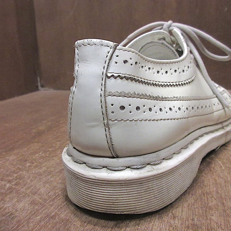 Dr.Martens○ウイングチップ5ホールシューズ白size UK 7○251016z4-m