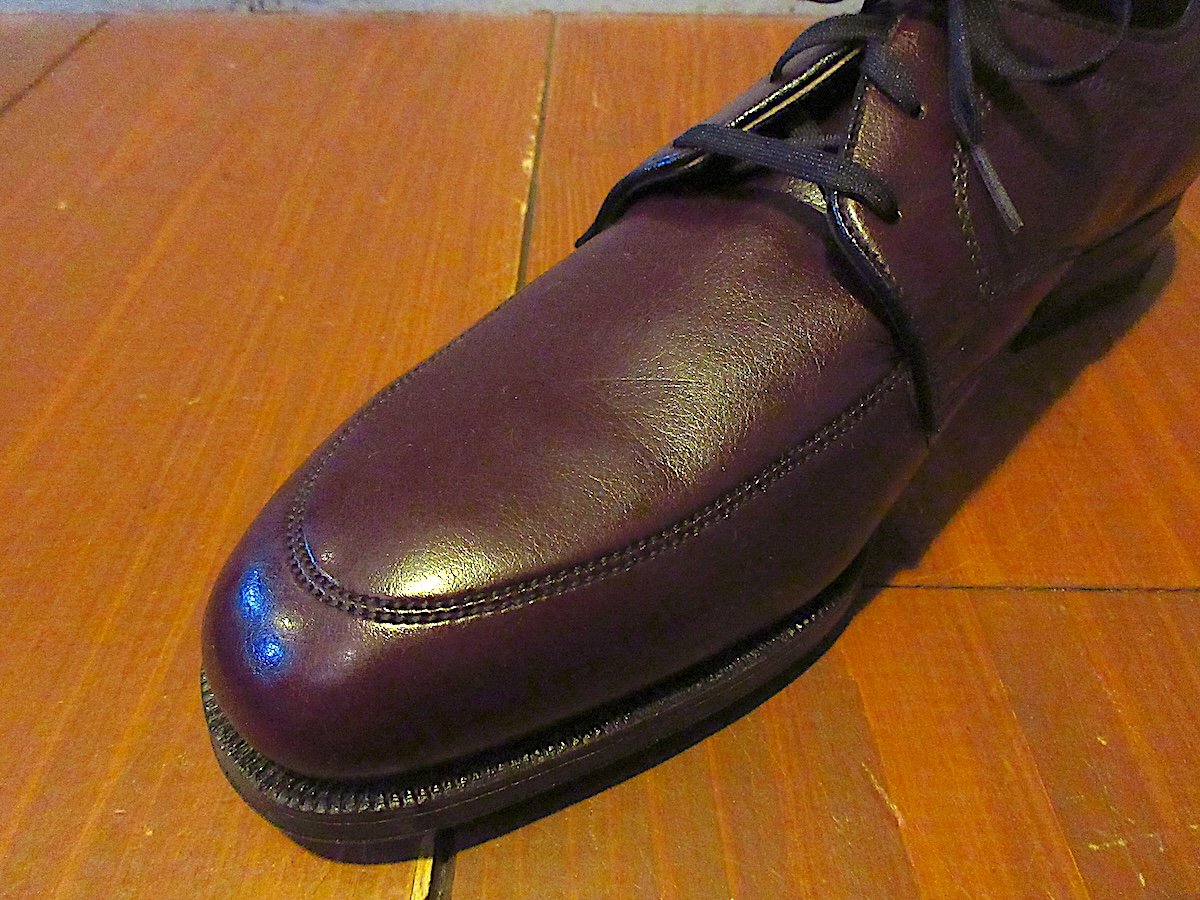 ビンテージ80's○DEADSTOCK FLORSHEIMレザーUチップシューズsize 9D
