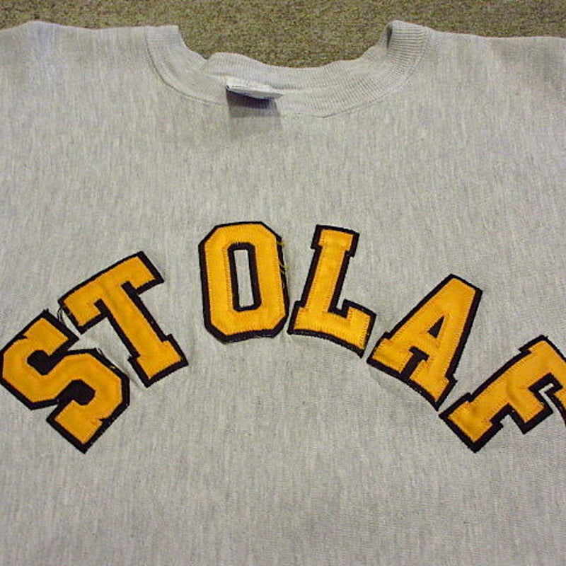 ビンテージ90's○Championリバースウィーブ ST OLAFスウェット
