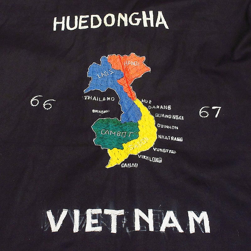 ベトジャン スカジャン ジャケットミリタリー 黒 レア M 66 ベトジャン スカジャン ジャケットミリタリー 黒 レア M 66 楽天