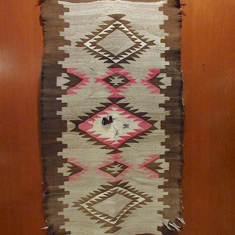 ビンテージ~40's○ナバホラグsize 134cm×70cm○211219r7-rug ビンテージ~40's○ナバホラグsize 134cm×70cm○211219r7-rug