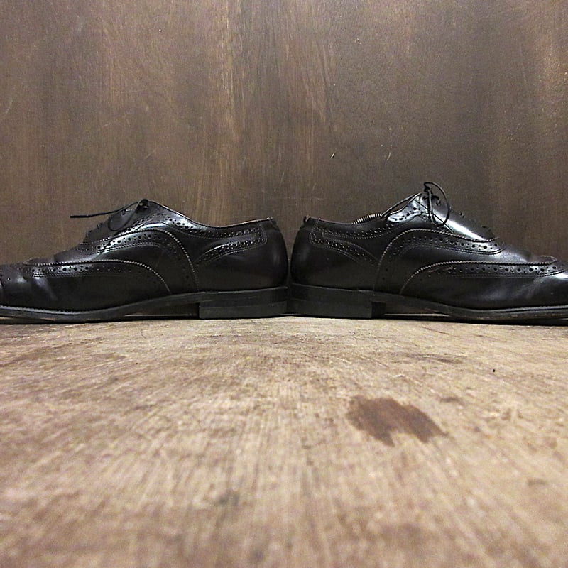 ビンテージ80's○EXECUTIVE IMPERIALレザーウイングチップシューズ茶
