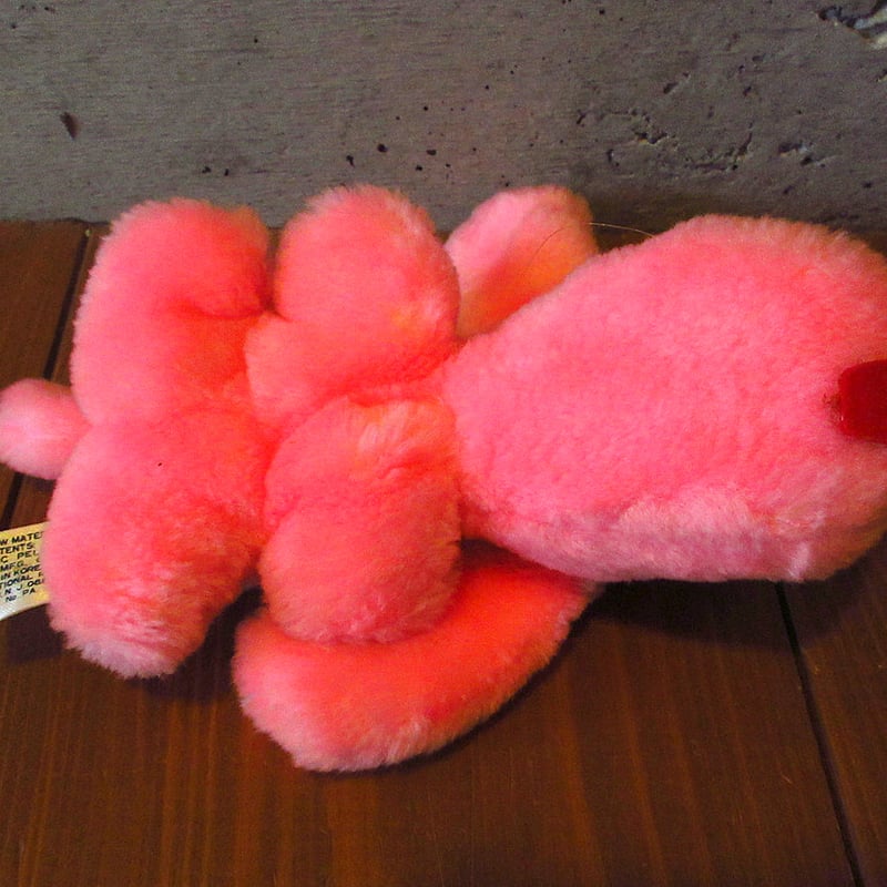 ぬいぐるみビンテージ ピンクドッグ ピンク 犬 ぬいぐるみ ビンテージ