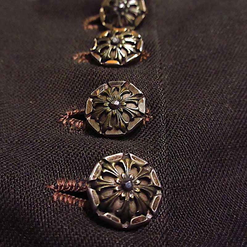 ビンテージ~1890's○レディースヴィクトリアンスタンドカラー ビンテージ~1890's○レディースヴィクトリアンスタンドカラー