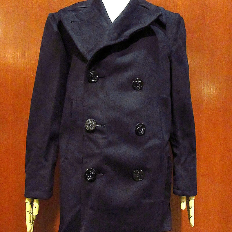 ビンテージ50's○DEADSTOCK U.S.NAVYウールピーコートsize 38○230
