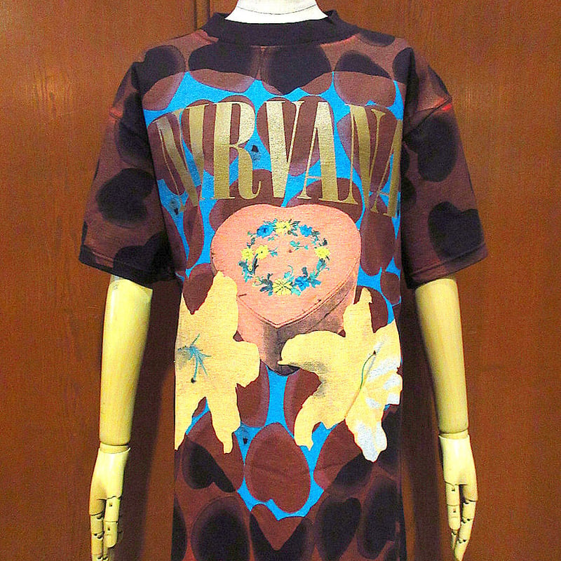 NIRVANA HEART SHAPED BOX tシャツ  1993