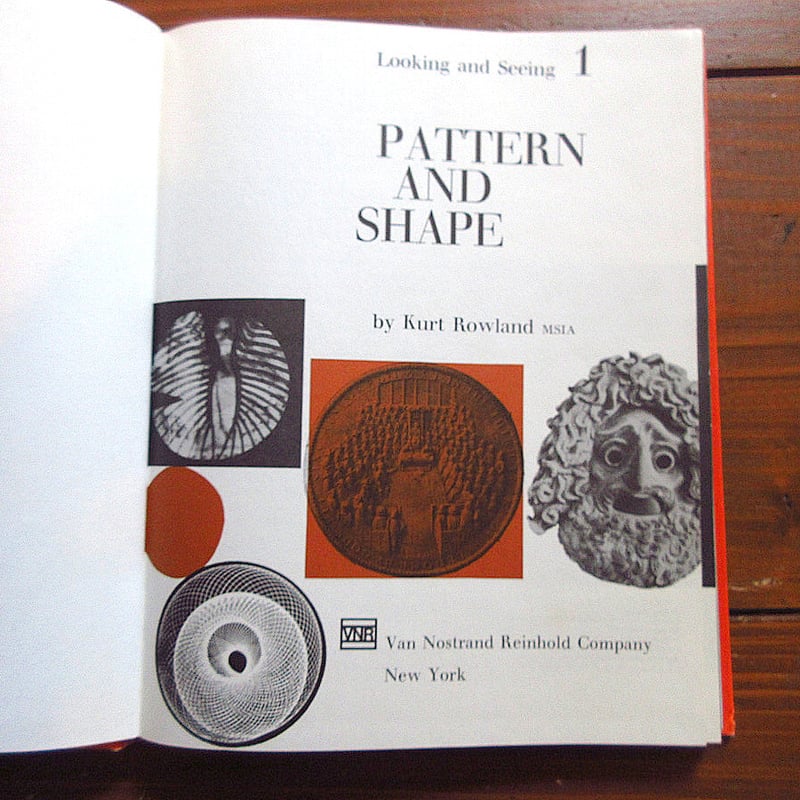 PATTERN AND SHAPE by Kurt Rowlandアートブック○250616k