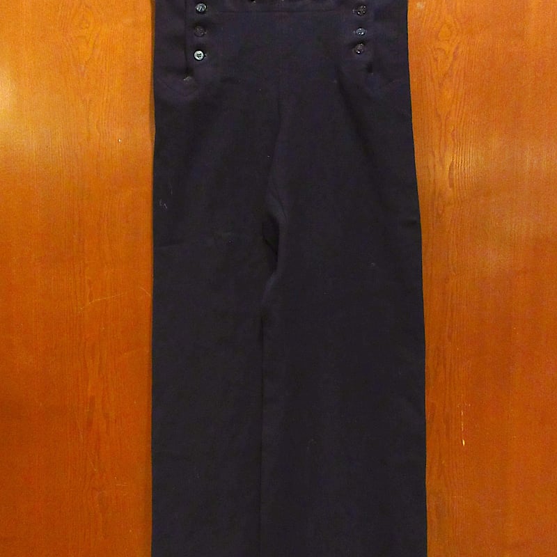 ビンテージ40's○U.S.NAVYウールセーラーパンツ紺実寸W82cm ビンテージ40's○U.S.NAVYウールセーラーパンツ紺実寸W82cm