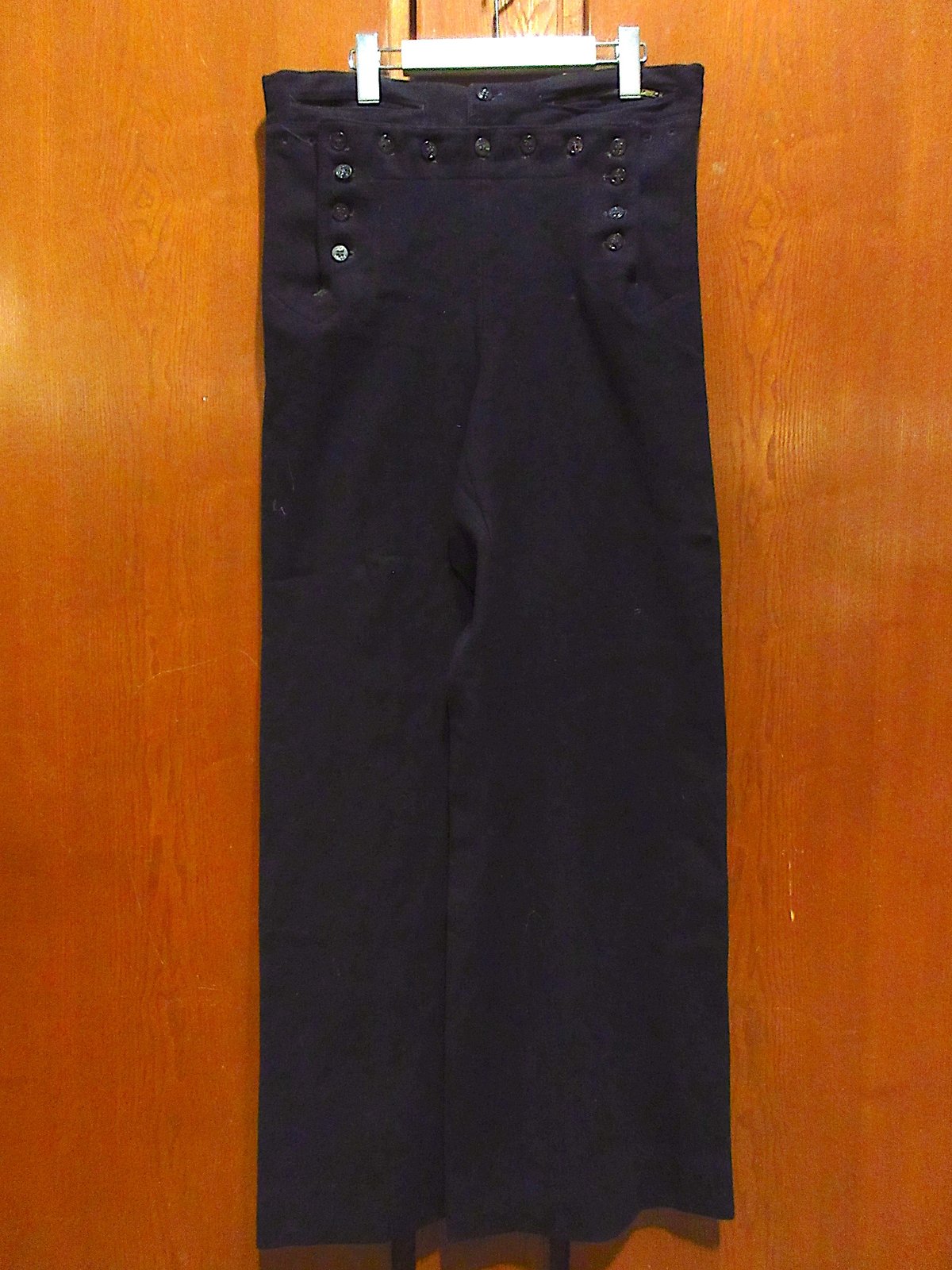 ビンテージ40's○U.S.NAVYウールセーラーパンツ紺実寸W82cm ビンテージ40's○U.S.NAVYウールセーラーパンツ紺実寸W82cm