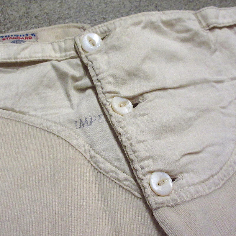 ビンテージ40's○WRIGHT'Sウールアンダーパンツ生成り○240124i6 ビンテージ40's○WRIGHT'Sウールアンダーパンツ生成り○240124i6