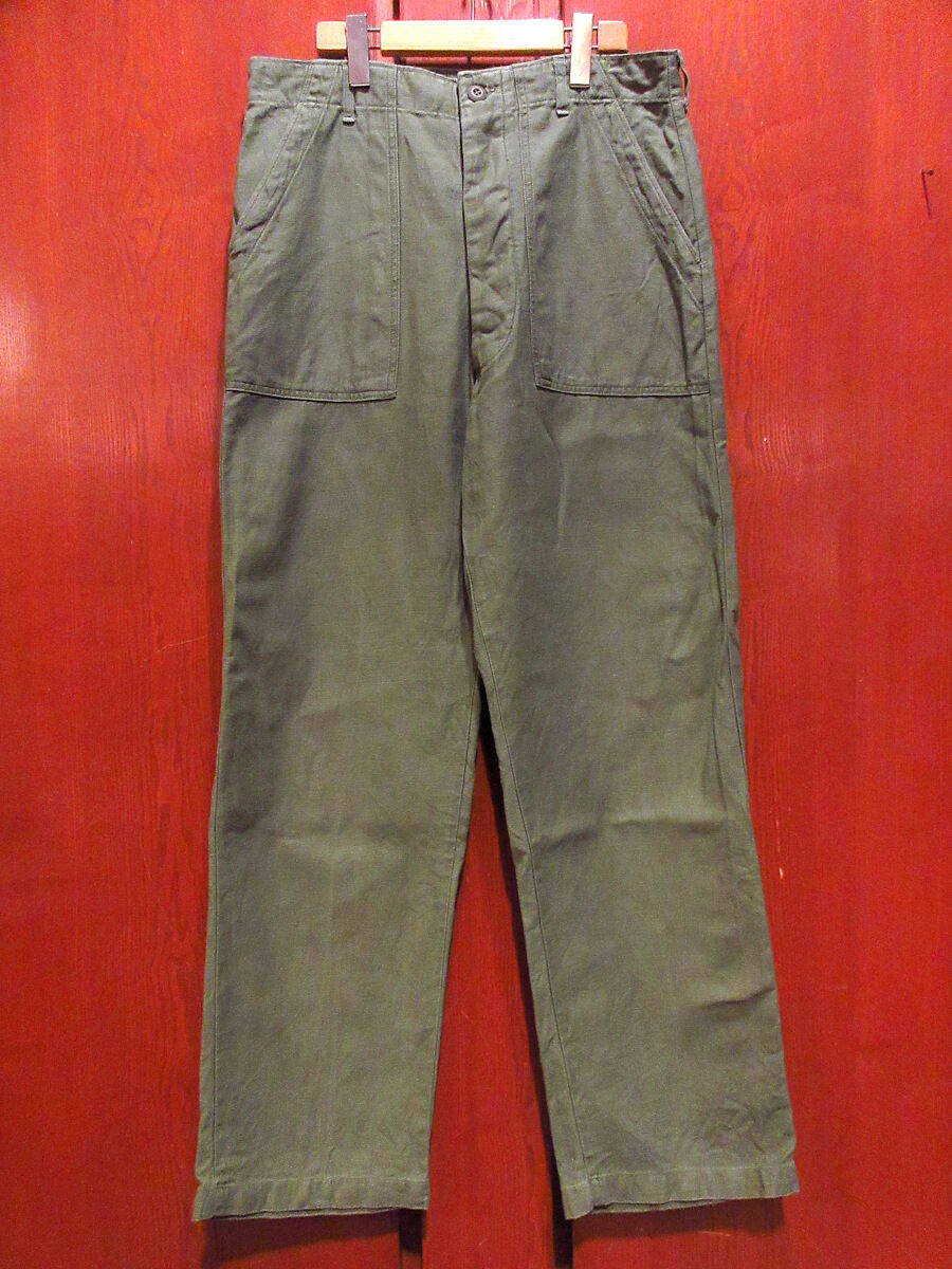 ビンテージ60's○U.S.ARMYコットンサテンベイカーパンツ実寸W86cm