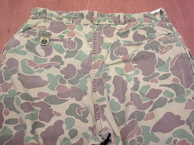 ビンテージ70's○Searsダックハンターカモパンツ W80cm○200606n8-m-pn