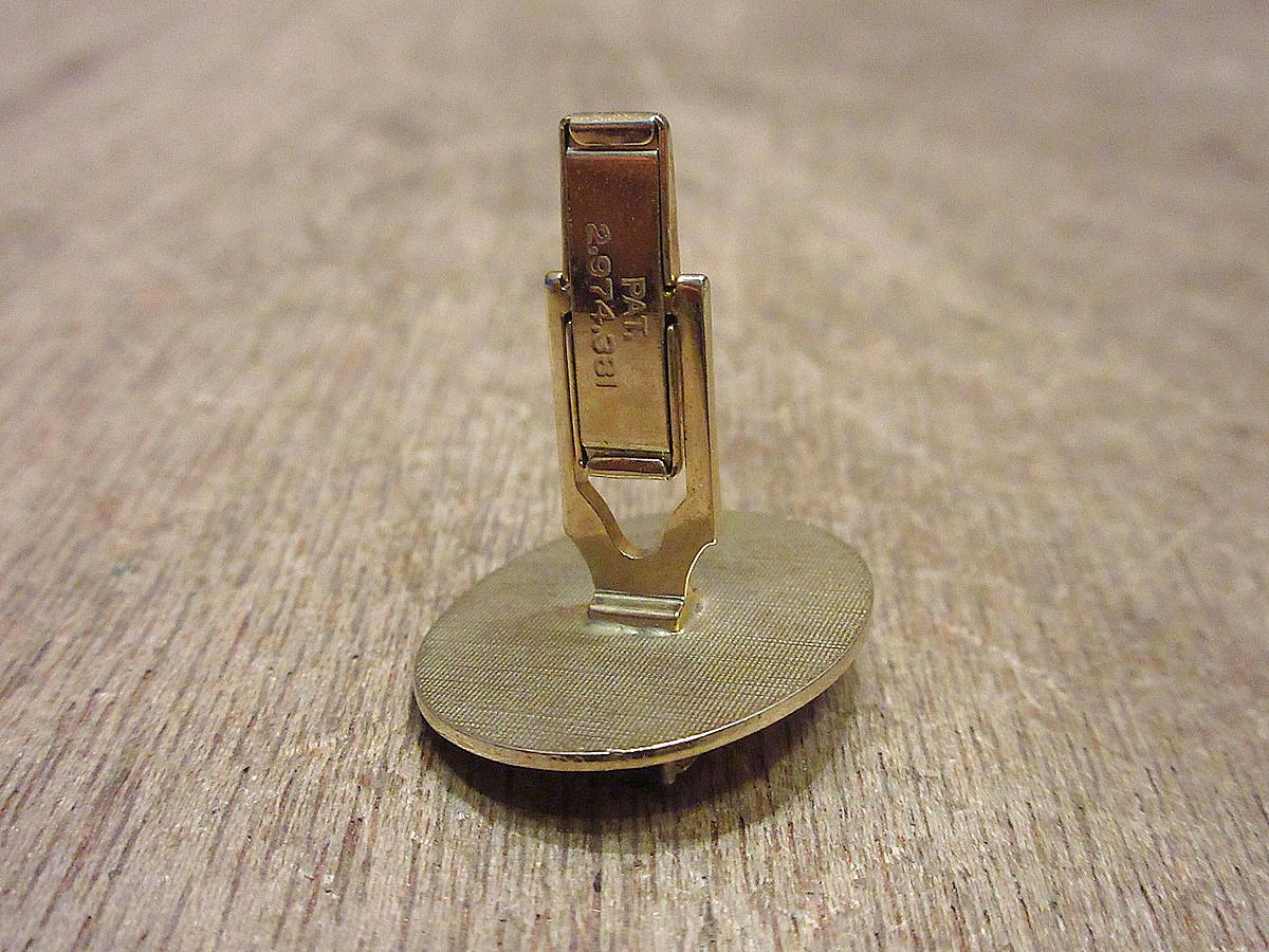 ビンテージ○飛行機ゴールドカフリンクス○231126i6-otaccカフスボタン