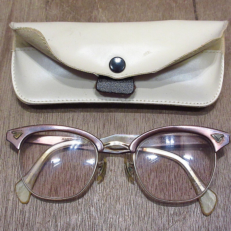 ビンテージ60's○ケース付きAmerican Opticalアルミサーモントブロー