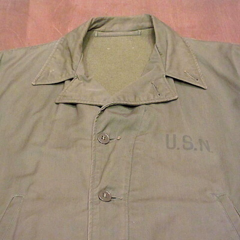 ビンテージ40's○U.S.NAVY N-4 裏地ハンドペイント入り ビンテージ40's○U.S.NAVY N-4 裏地ハンドペイント入り