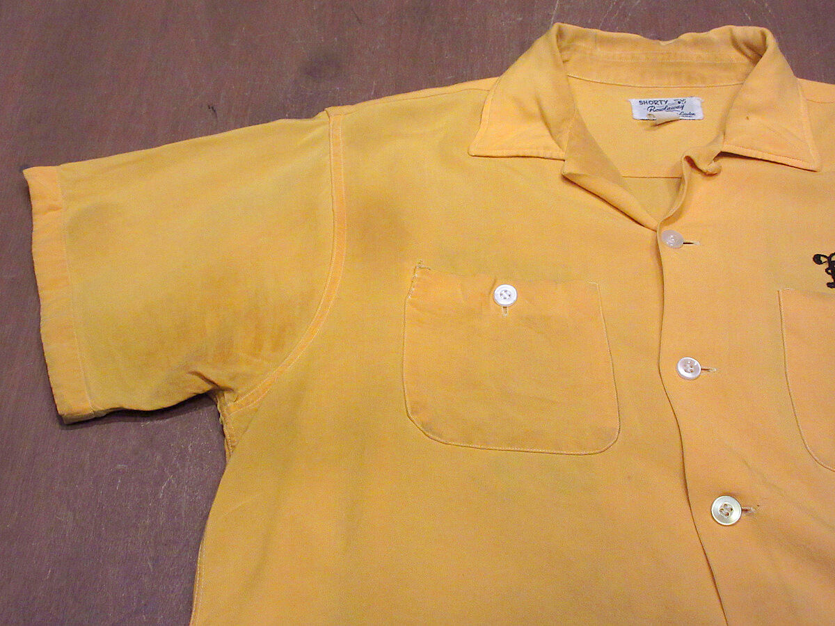 ビンテージ50's○SHORTY Bowlaway チェーンステッチボーリング ビンテージ50's○SHORTY Bowlaway チェーンステッチボーリング