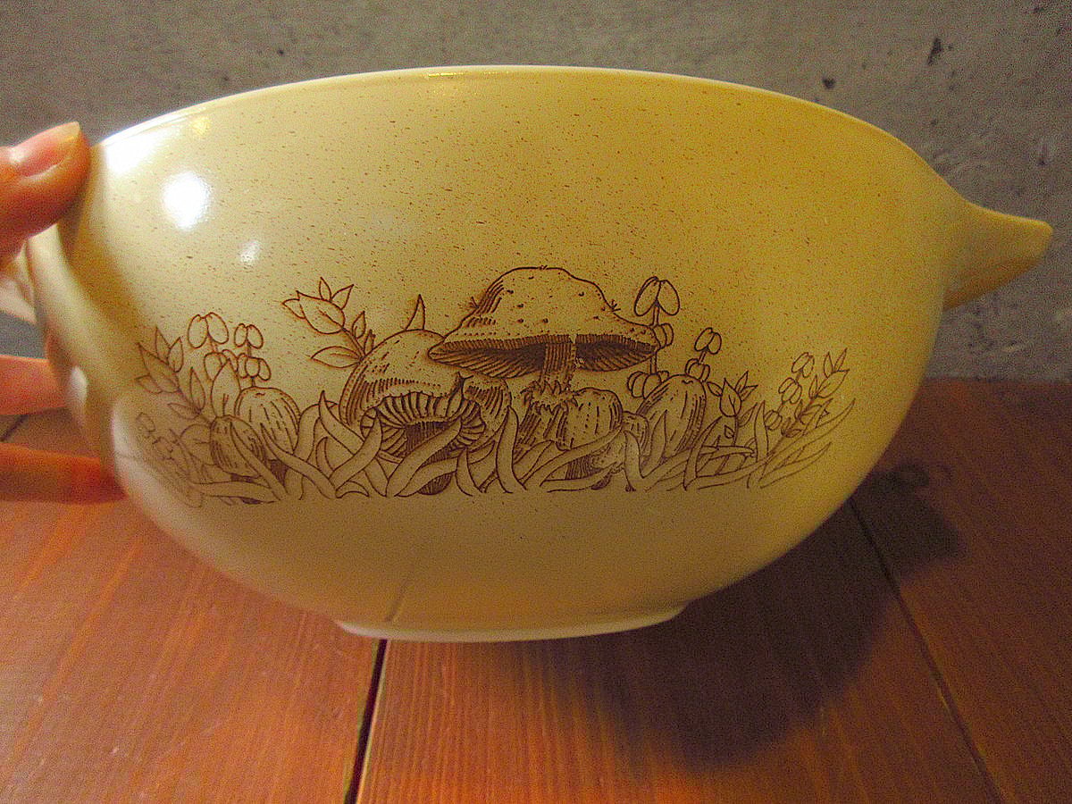 ビンテージ○PYREXプリント入りボウル4点セット○241013j8-tbwr雑貨