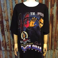 ビンテージ2000's●Barack ObamaプリントTシャツ黒size XL●260614j1-m-tsh-ot古着バラク・オバマ政治00s
