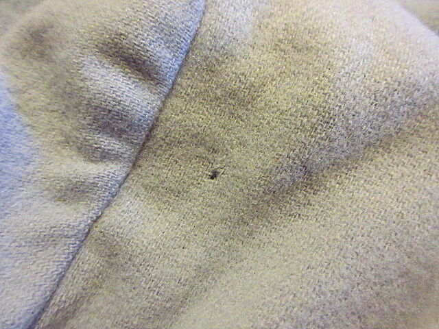 ビンテージ50's○CAMPUSジップアップウールスポーツジャケット水色size