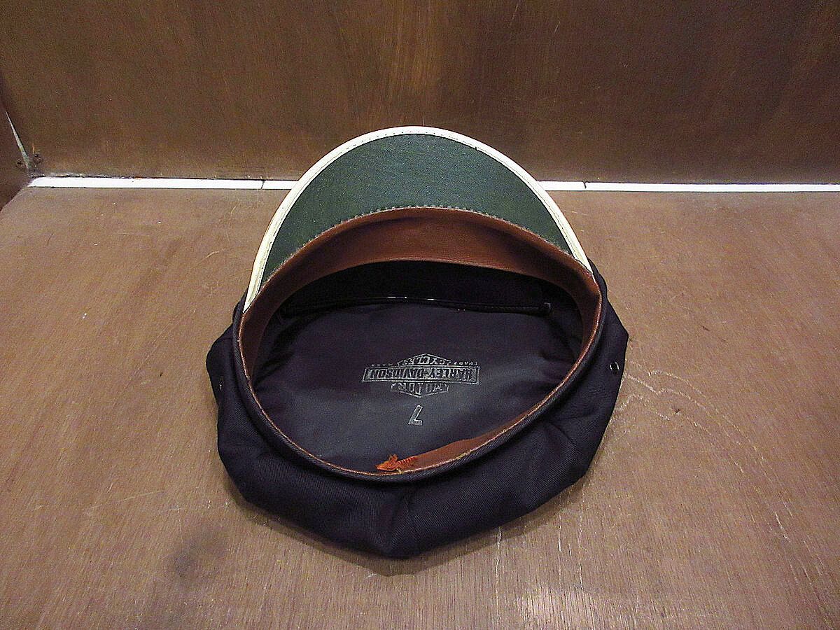 ビンテージ50's○HARLEY DAVIDSONモーターサイクルキャップsize 7○210