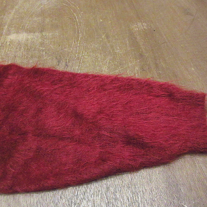 ビンテージ70's○Sears Vネックモヘアセーターsize L○221117s4-m-sw