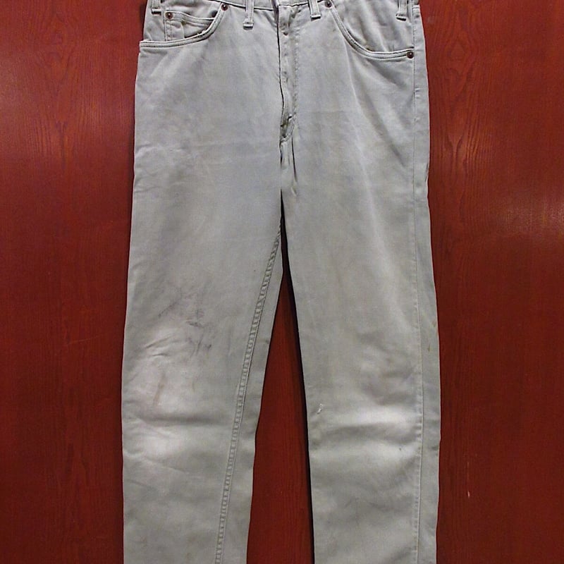ビンテージ60's○Levi's 519ピケBIG Eグレー実寸W81cm○220420i5- ビンテージ60's○Levi's 519ピケBIG Eグレー実寸W81cm○220420i5-