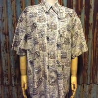 Patagonia PatalohaブラックバナナコットンハワイアンシャツsizeS○2105
