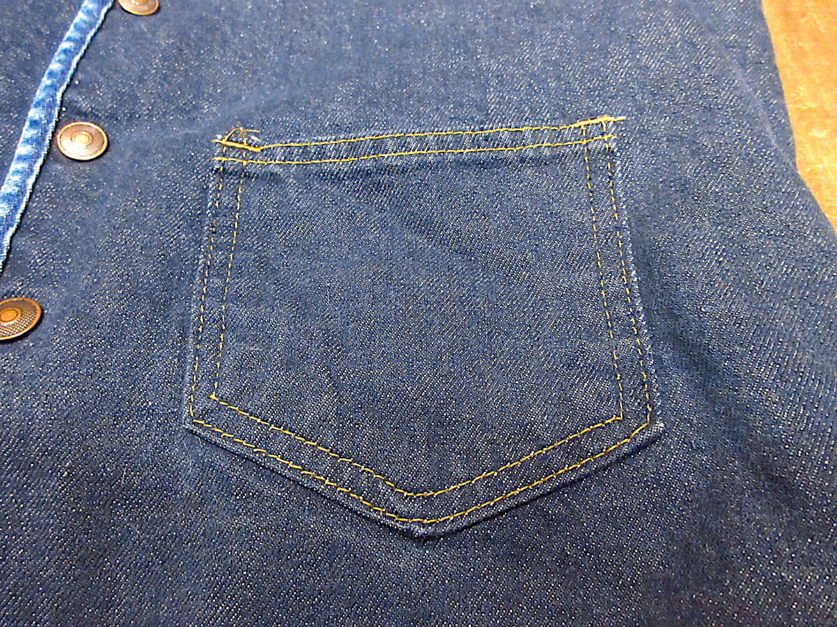 ビンテージ70's○Carhartt裏地ボアデニムベストsize s○231027p4-m-v