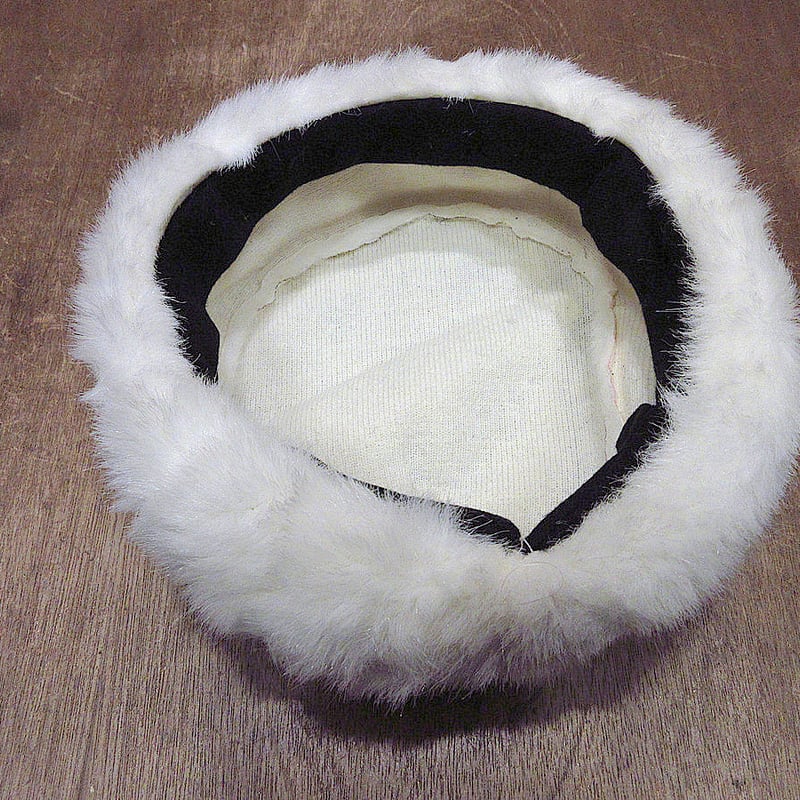ビンテージ60's70's○レディースフェイクファーハット○231223j3-w-ht