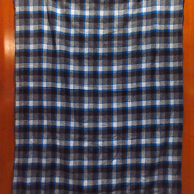 ペンドルトン　30年代ヴィンテージブランケット　USA製　タータンチェック ビンテージ30's○PENDLETONチェックウールブランケット約192cm×約174cm